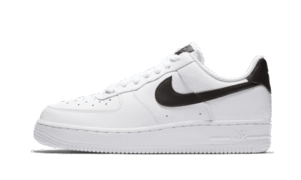 07 White Black Pebbled Leather