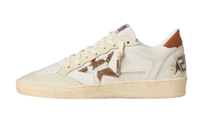 Ball Star con stella in pelle di pony maculata Ball Star con stella in pelle di pony maculata