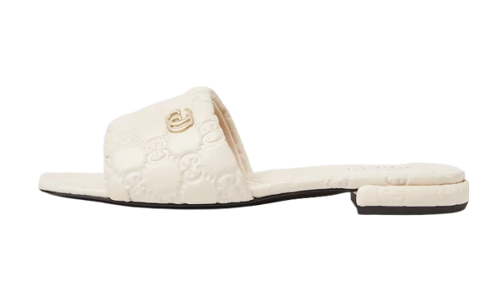 Ciabatta Color Avorio Con Doppia G Ciabatta Color Avorio Con Doppia G