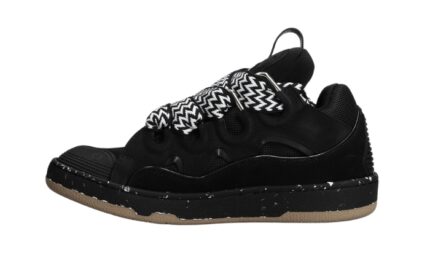 CURB IN PELLE E CAMOSCIO NERO