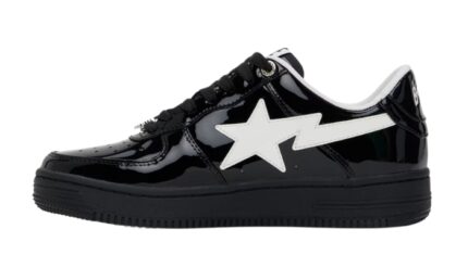 Low-top patent leather