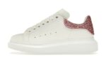 Oversize Bianco Bianco Rosa Glitter (donna)