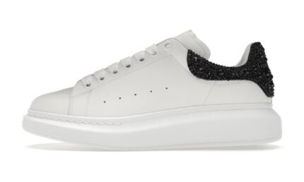 Oversized bianco nero cristallo