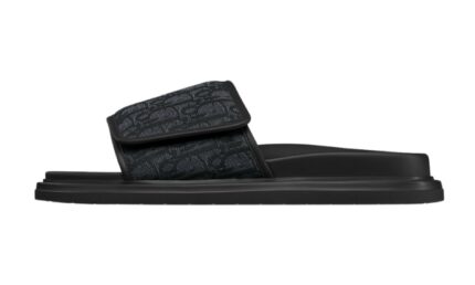 Sandalo Aqua Jacquard Oblique nero