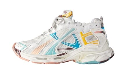 Sneakers Bianco/Giallo/Rosa/Blu