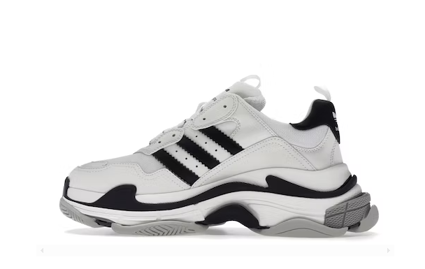 Triple S White Black Triple S White Black