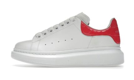 Vernice Oversize Rosa Goffrato Croco (donna)